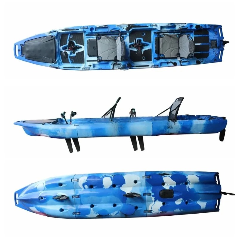 Fishing Kayak Sit In - Двухместный модульный рыболовный каяк с педальным
