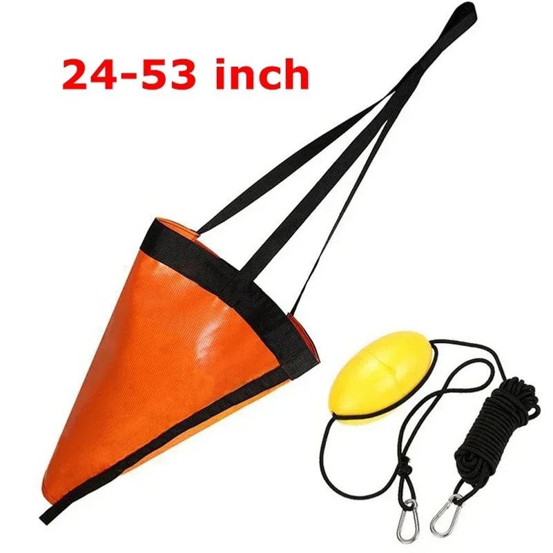 Fishing Kayak Anchor - 24/32/42/53'' Морской драг-буксирный поплавок-якорь для морских