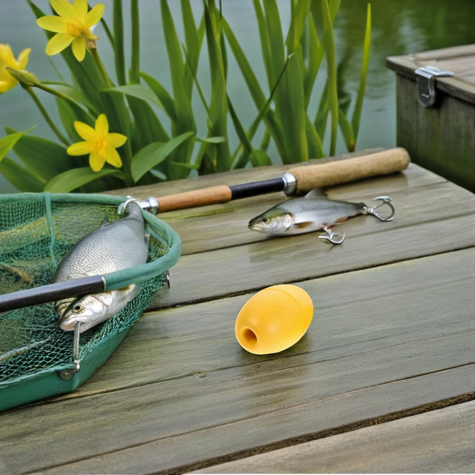 Fishing Kayak Anchor - Набор из 8 овальных буй-поплавков для