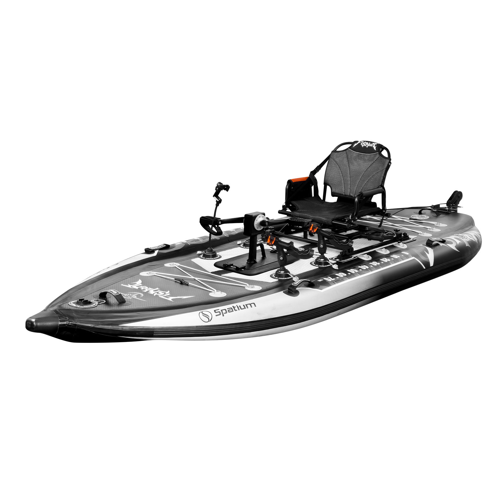 Fishing Kayak Pedal Drive - Надувной рыболовный каяк Spatium Pedal Kayak