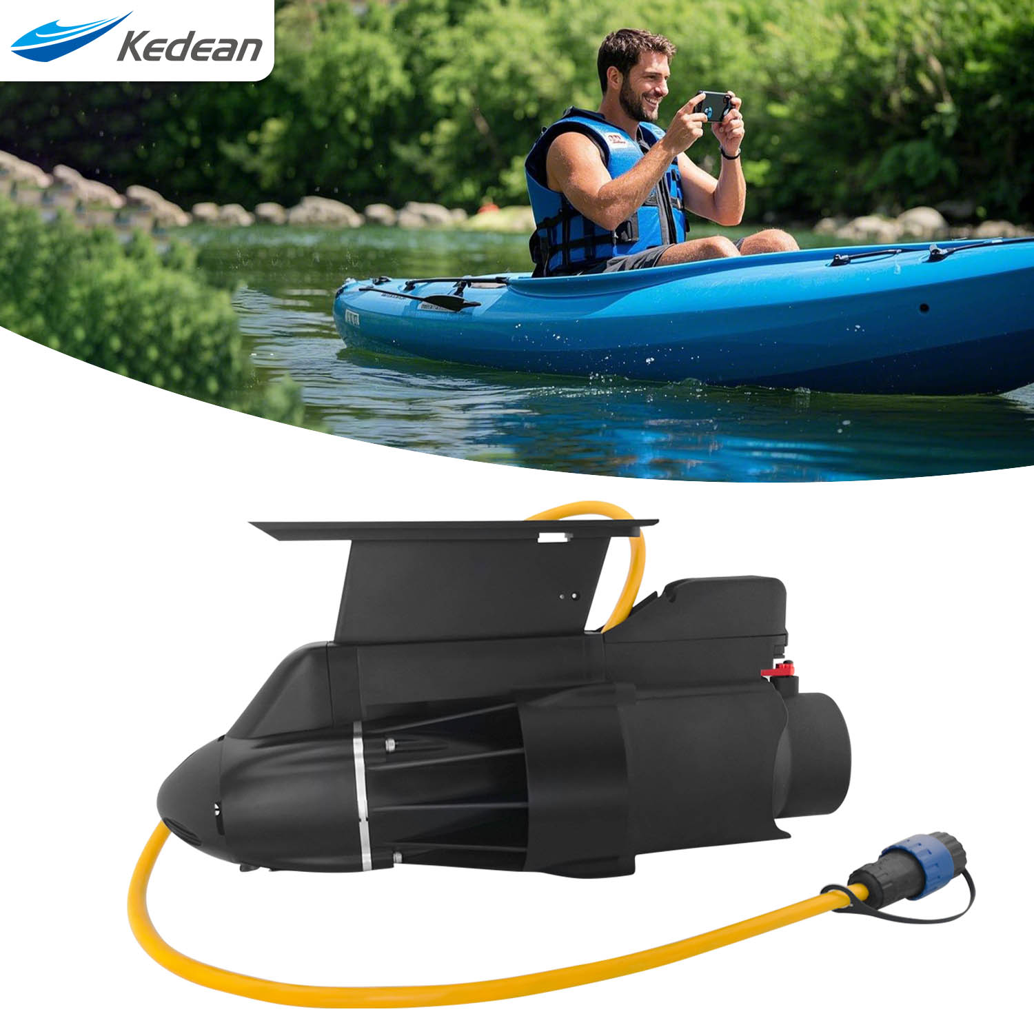 Fishing Kayak Trolling Motor - Направленный электрический троллинговый двигатель для рыбацкой