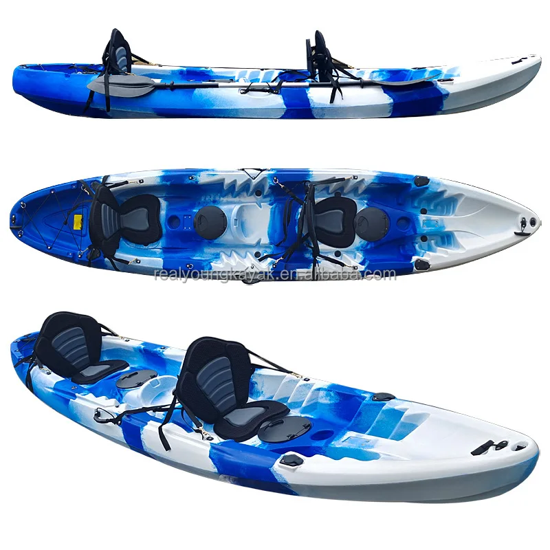 Fishing Kayak Sit On Top - Новинка 2026: Ротоформованный семейный тандемный каяк