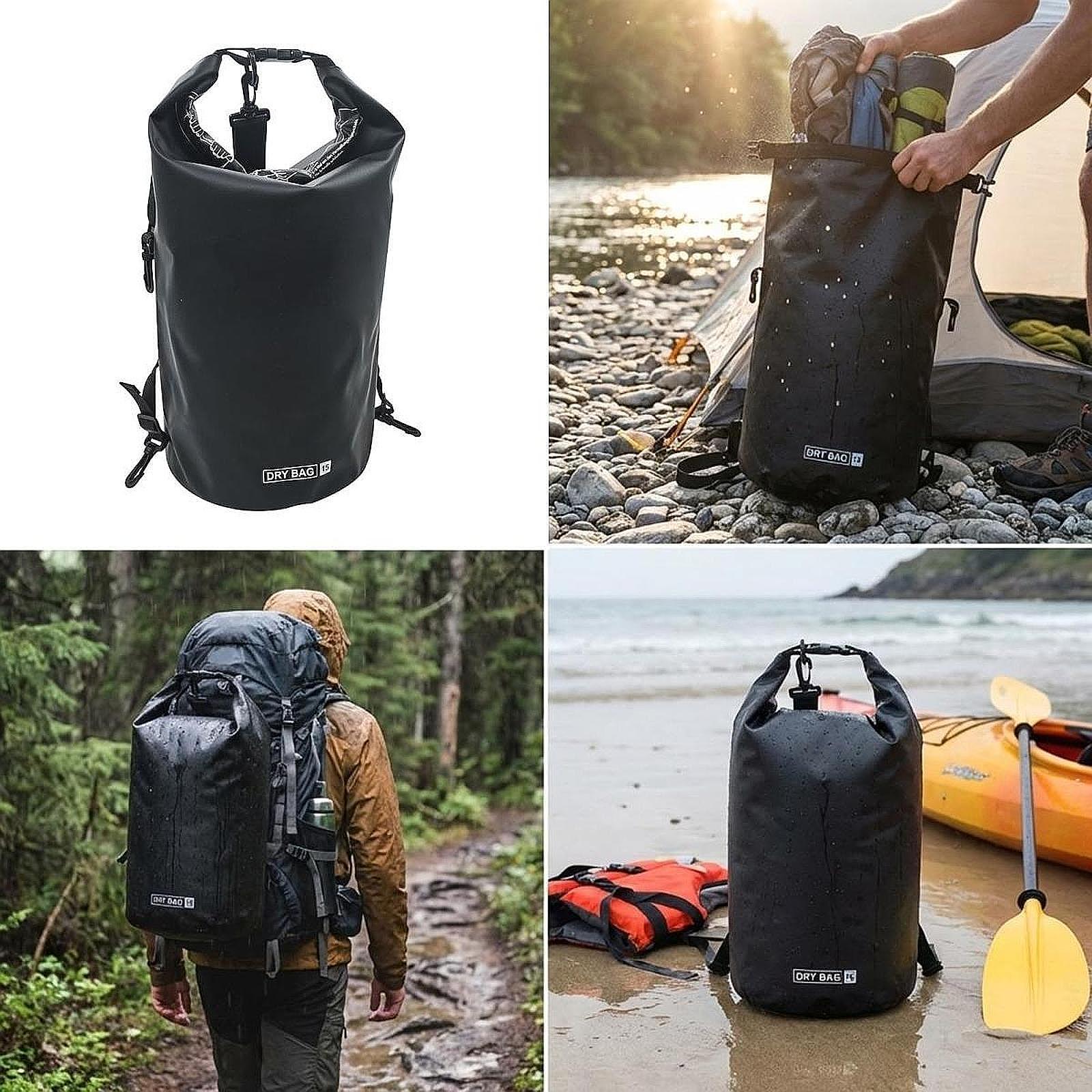 Fishing Kayak Storage Bag - Водонепроницаемая сумка-органайзер с регулируемым ремнем, прочная,