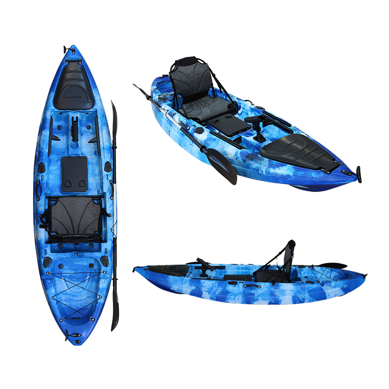 Fishing Kayak Pedal Drive - Одноместный рыболовный каяк с педалью LLDPE,