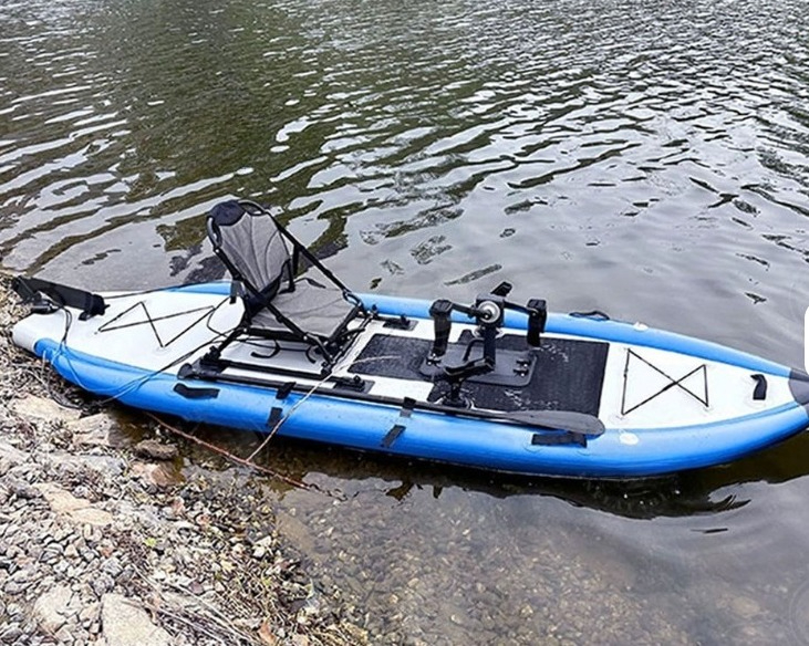 Надувной профессиональный одно – обзор и цена Fishing Kayak Pedal Drive