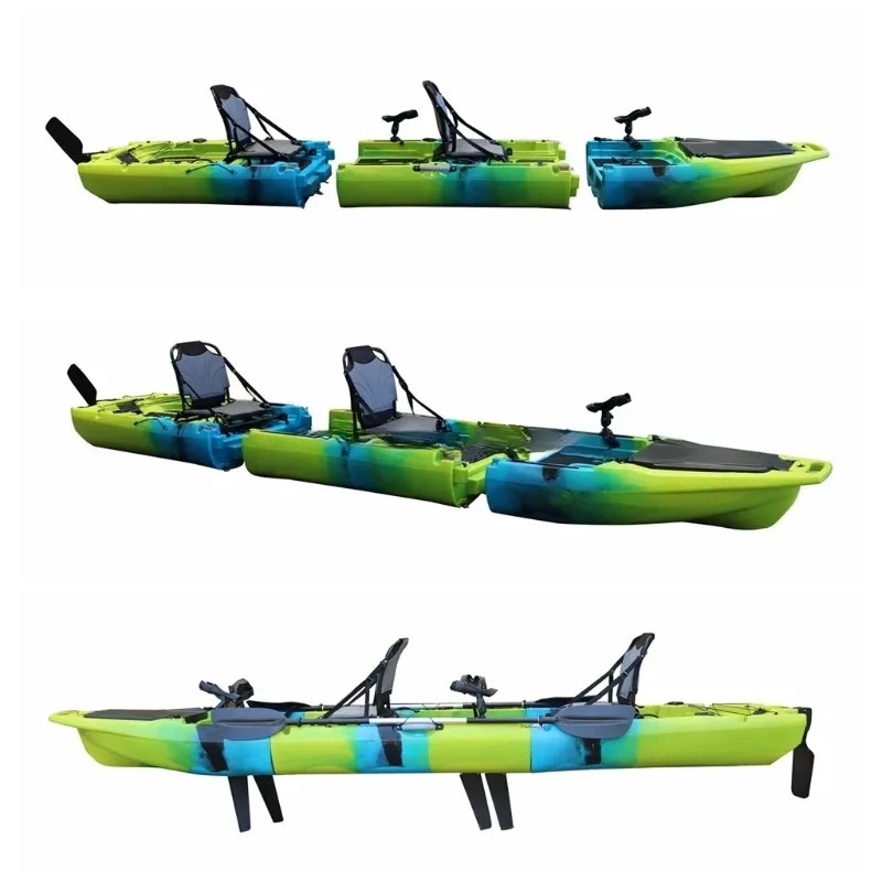 Двухместный модульный рыболовн – обзор и цена Fishing Kayak Sit In