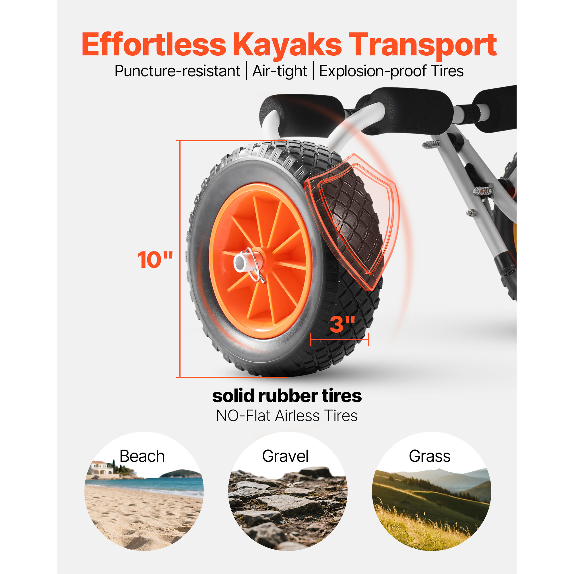 Тележка для каяка SucceBuy на  – обзор и цена Fishing Kayak Cart