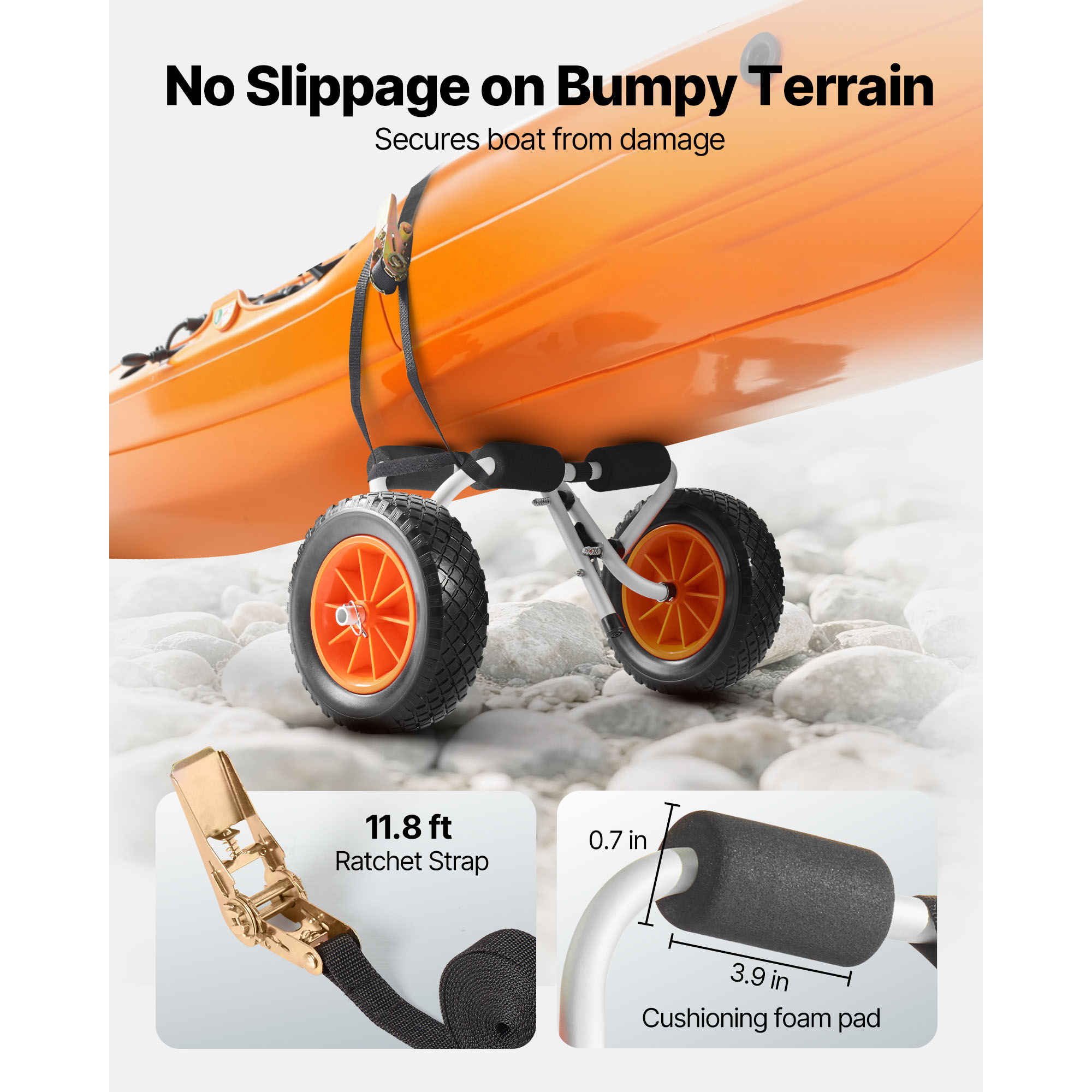 Тележка для каяка SucceBuy на  – обзор и цена Fishing Kayak Cart