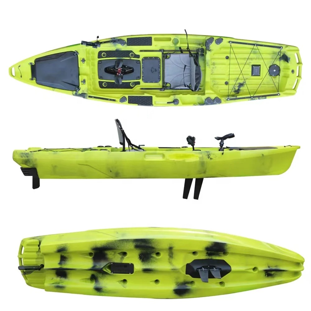 13-футовый педальный каяк с пр – обзор и цена Fishing Kayak Trolling Motor