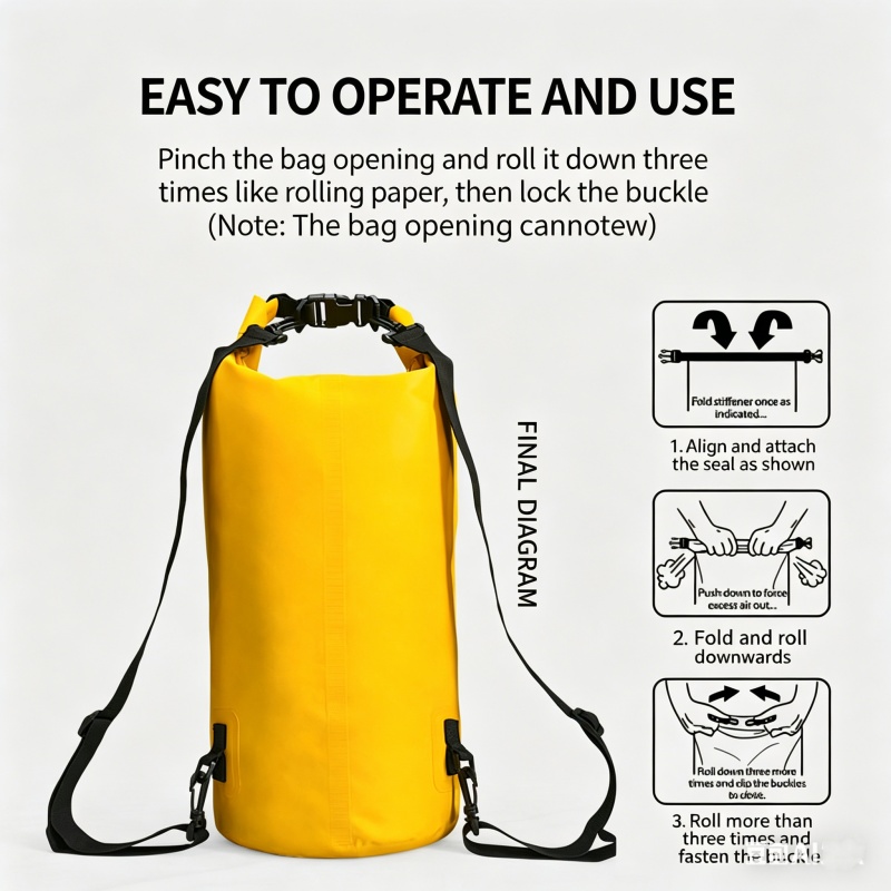 Водонепроницаемая сумка-гермом – обзор и цена Fishing Kayak Storage Bag