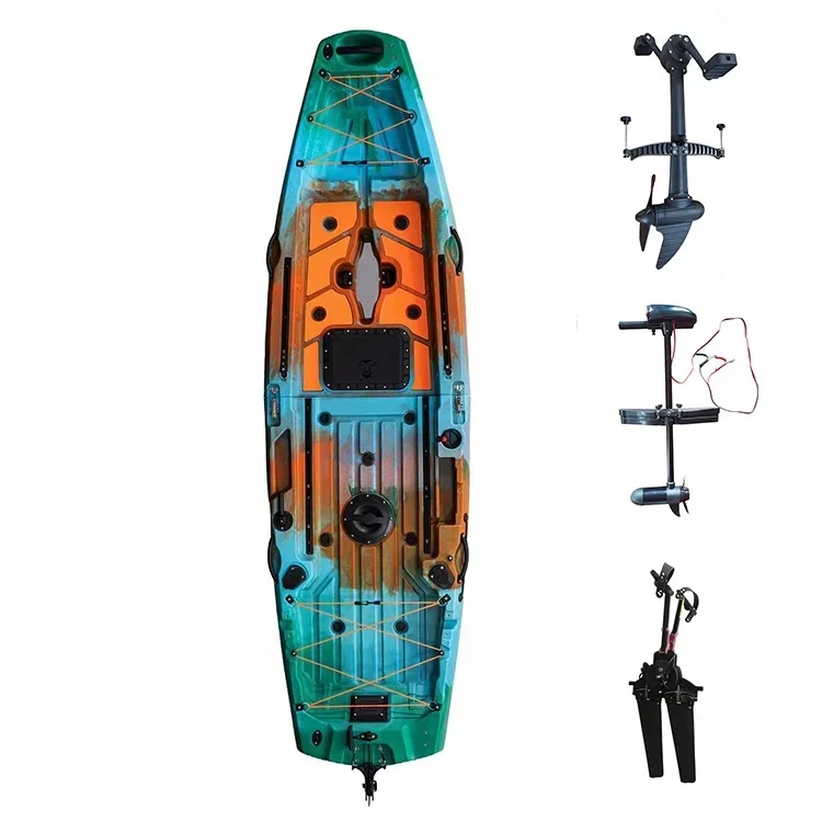 Складная пластиковая лодка для – обзор и цена Fishing Kayak Pedal Drive