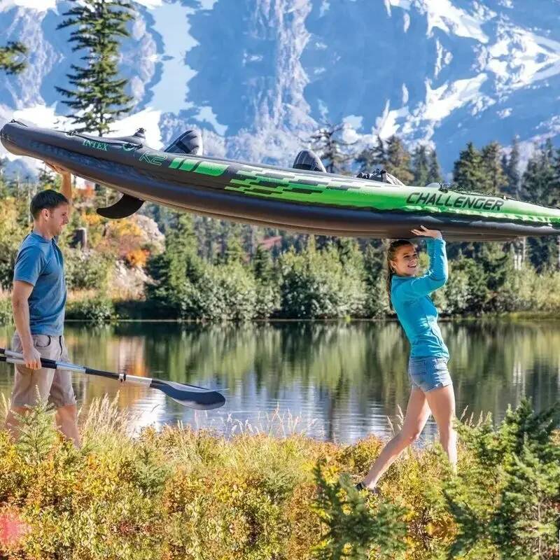 Надувная лодка-каяк для 1-2 че – обзор и цена Fishing Kayak Inflatable