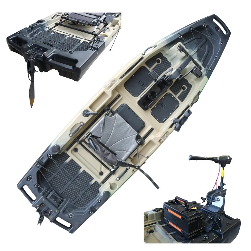 Одноместный моторизованный мор – обзор и цена Fishing Kayak Sit On Top