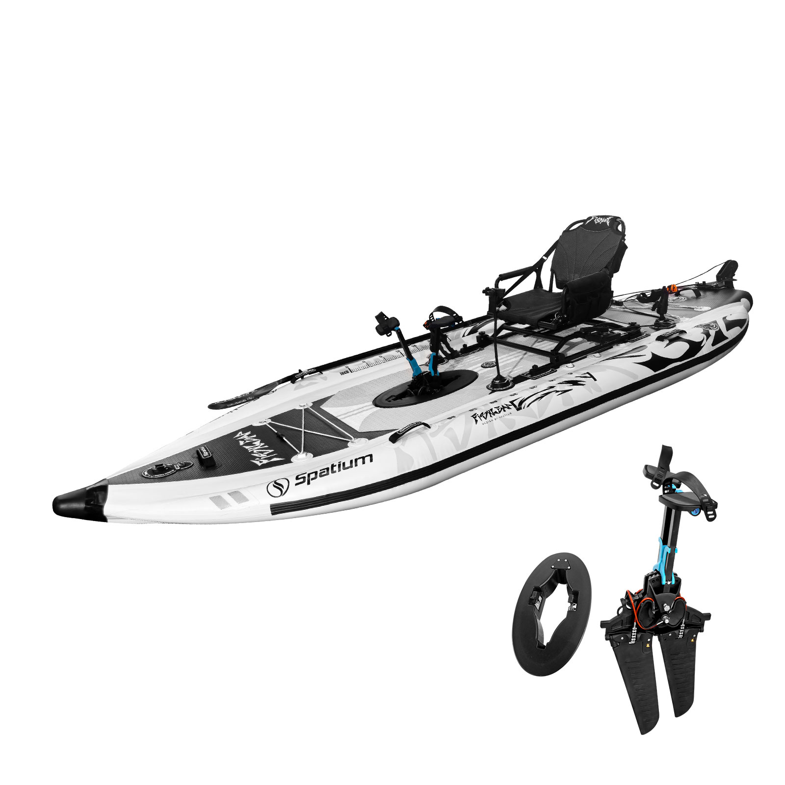 Надувной рыболовный каяк Spati – обзор и цена Fishing Kayak Seat