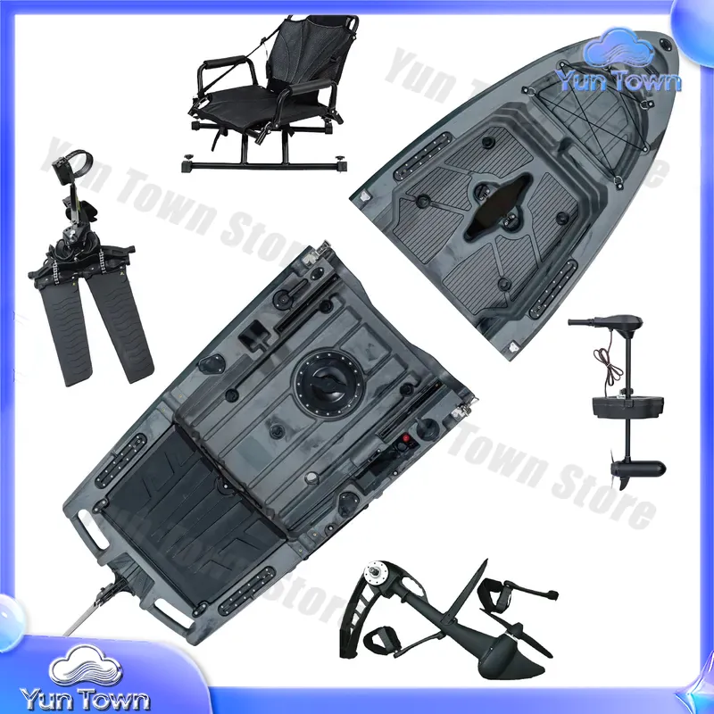 Модульный каяк 9,5 футов с пед – обзор и цена Fishing Kayak Pedal Drive