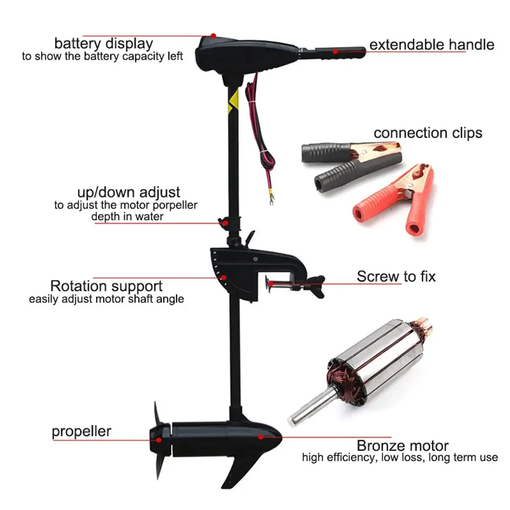 Электрический троллинговый дви – обзор и цена Fishing Kayak Trolling Motor
