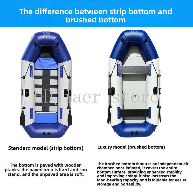 Надувная лодка с жестким дном  – обзор и цена Fishing Kayak Inflatable