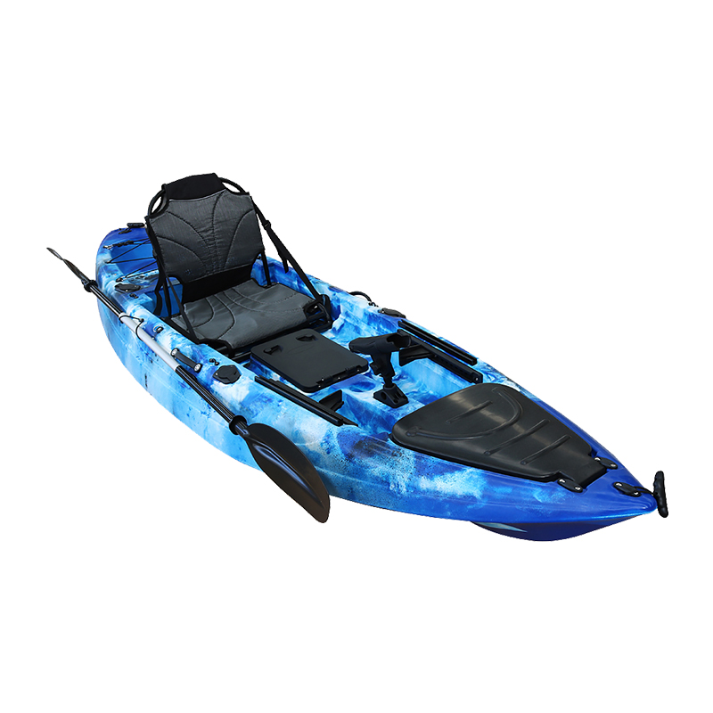 Одноместный рыболовный каяк с  – обзор и цена Fishing Kayak Pedal Drive